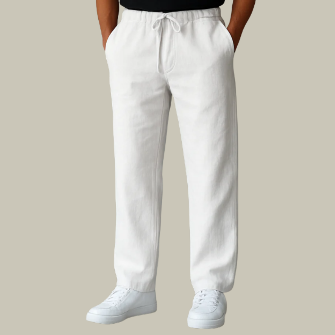 Oliver | Breathable Linen Relaxed Fit Trousers