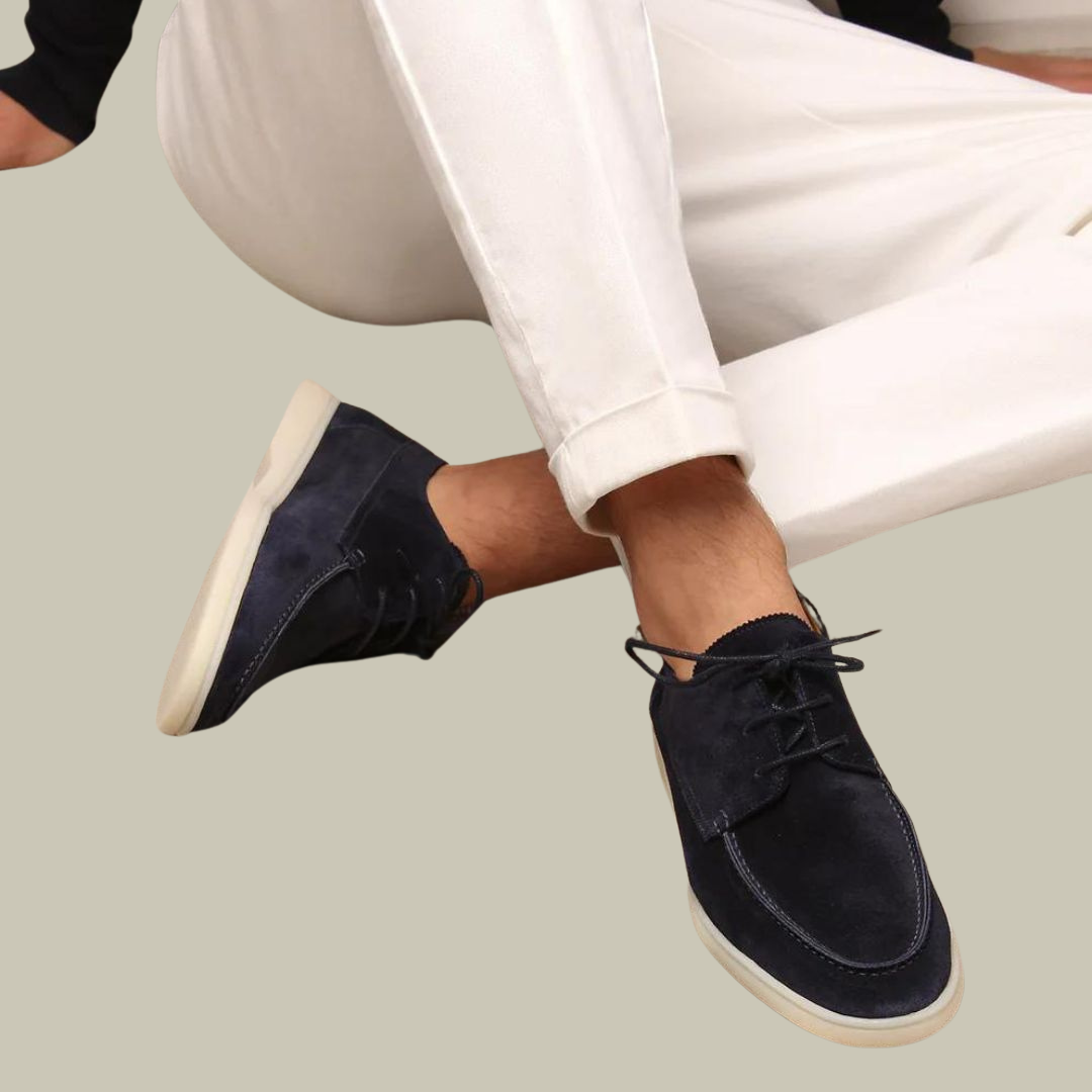 Mens Old Money Premium Comfort Suede Loafers