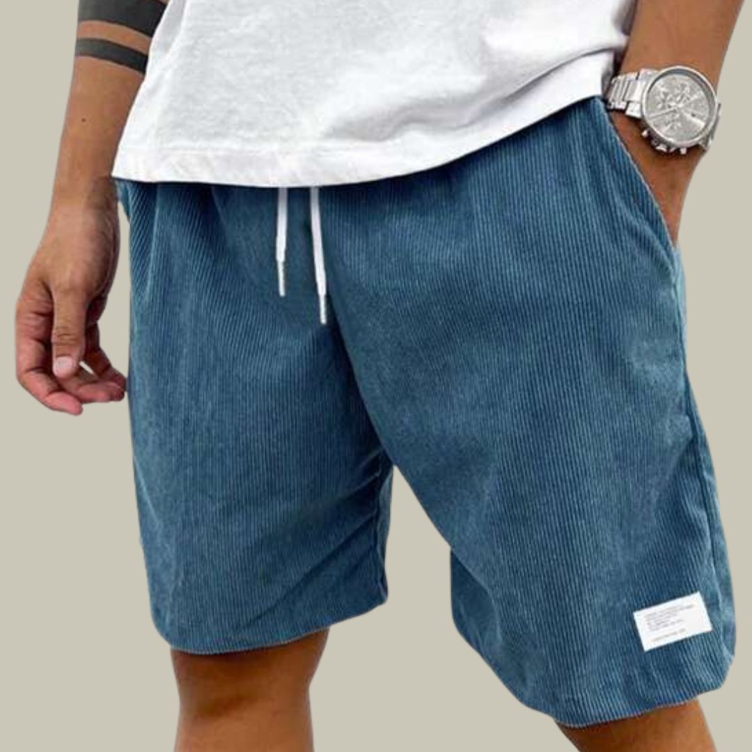 Men’s Corduroy Drawstring Shorts