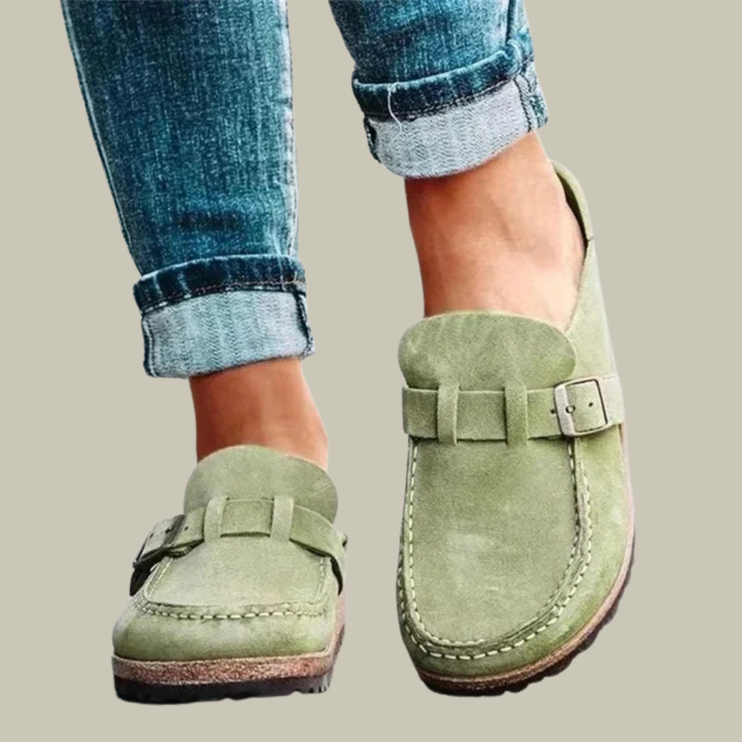Women's Suede Orthopedic Mules Comfort