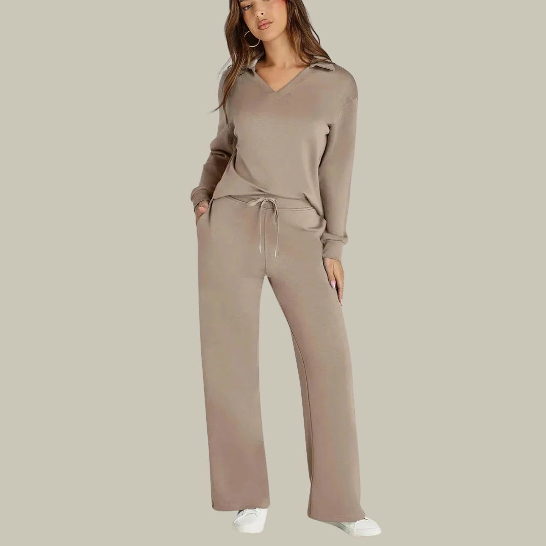 Women's V-Neck Breathable Set