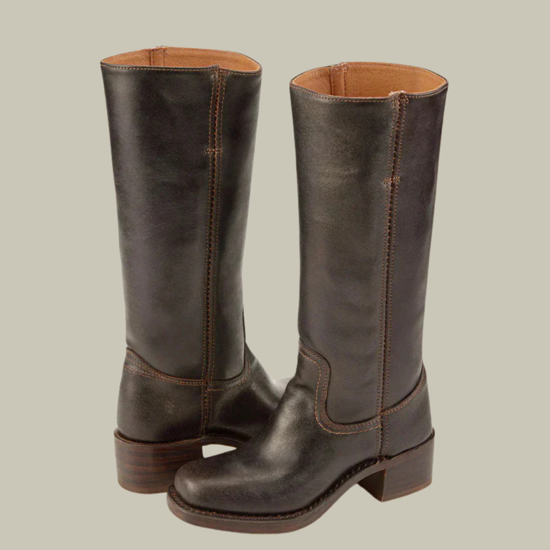 Penelope | Women's Tall Leather Orthopedic Boots