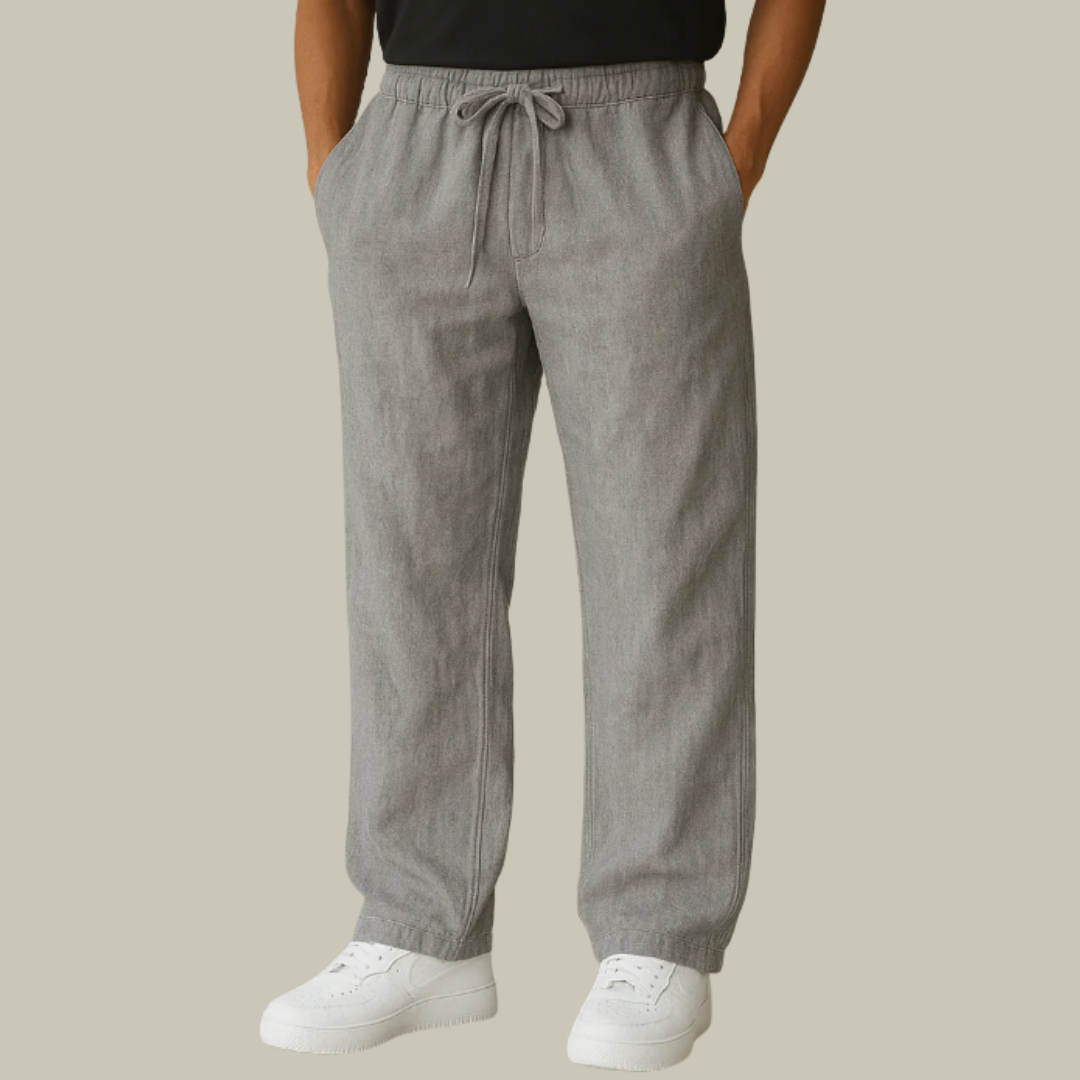 Oliver | Breathable Linen Relaxed Fit Trousers