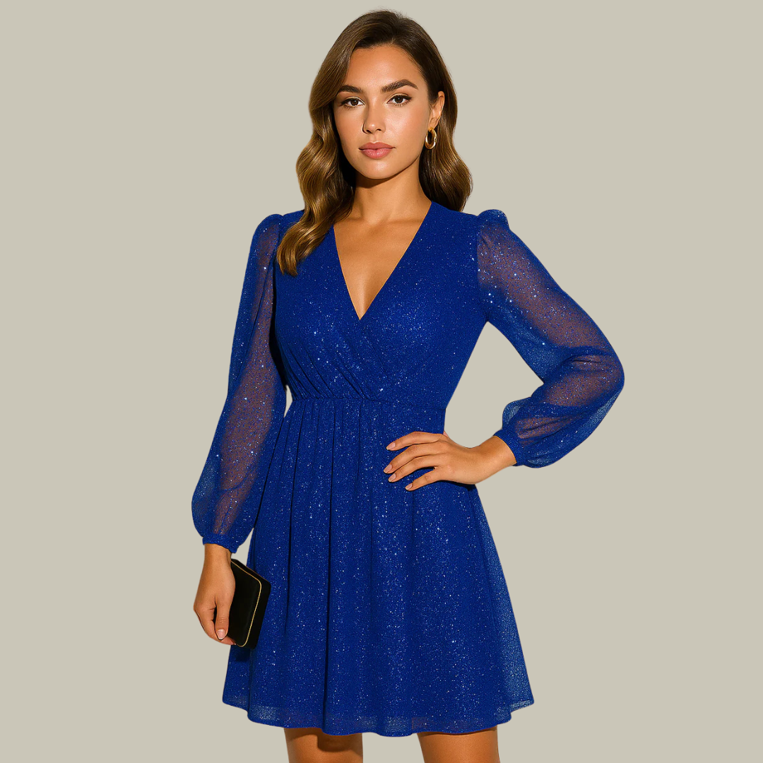 Elsie | Elegant Wrap Mini Dress