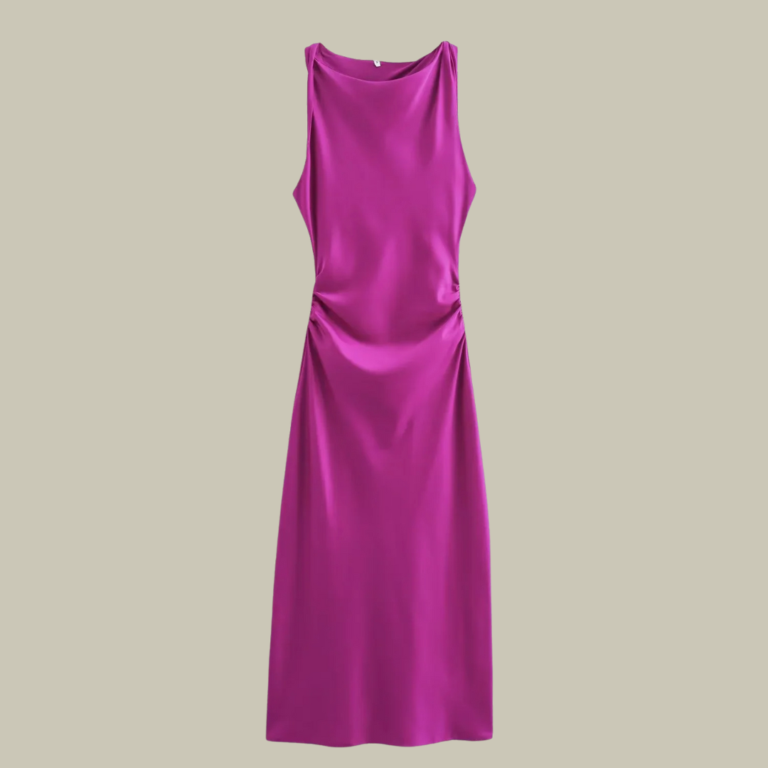 Womens Satin Long Dresses
