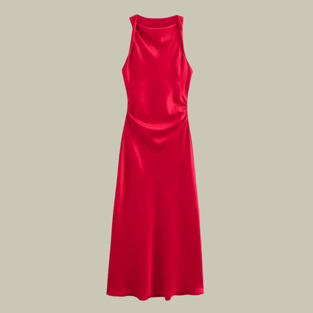 Womens Satin Long Dresses