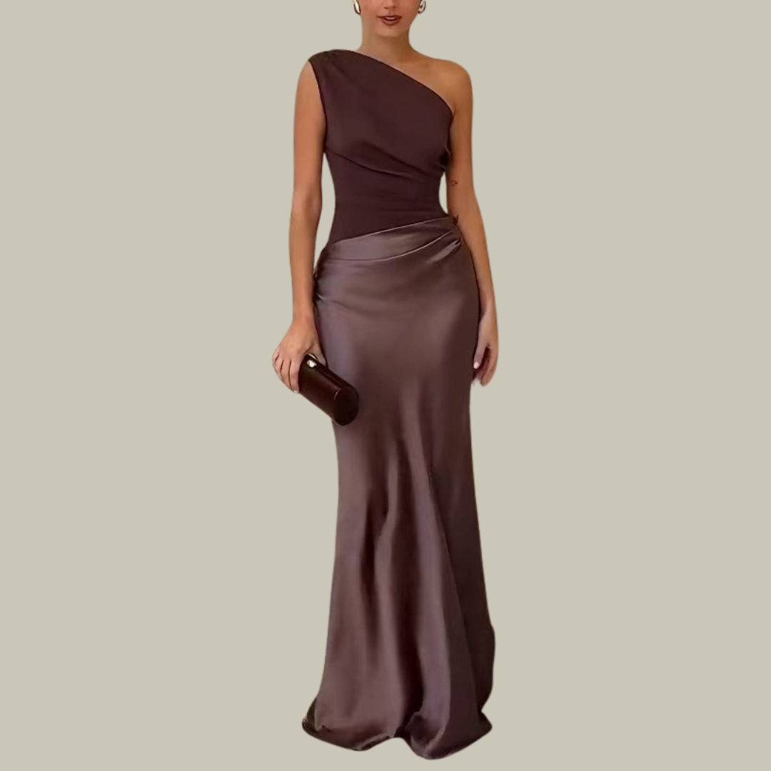 Georgia | One-Shoulder Elegant Maxi Dress