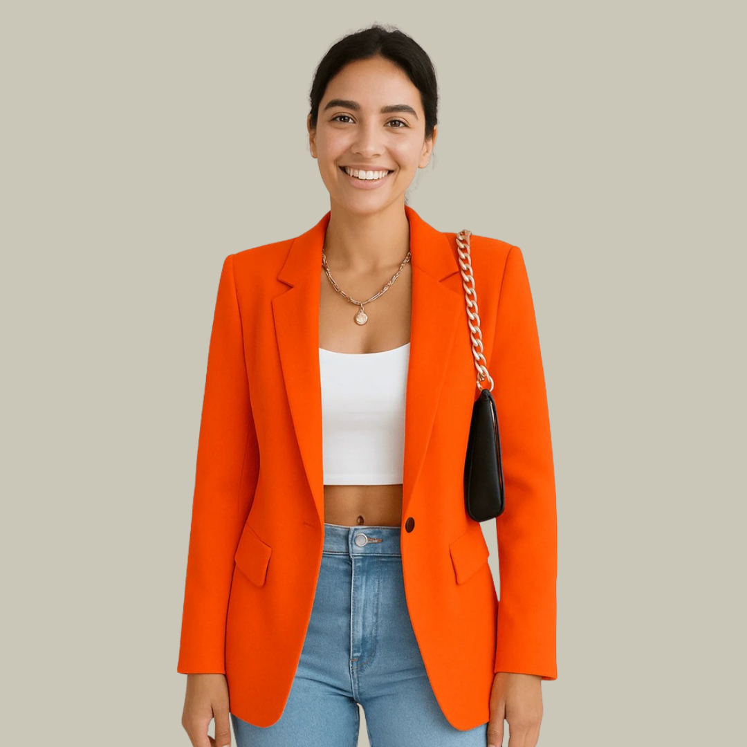 Women’s Tailored Single-Breasted Blazer