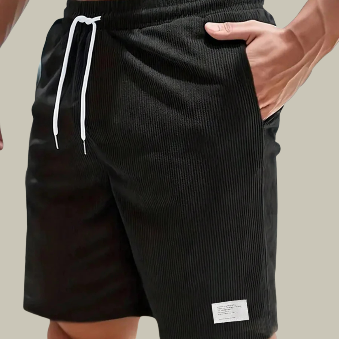 Men’s Corduroy Drawstring Shorts