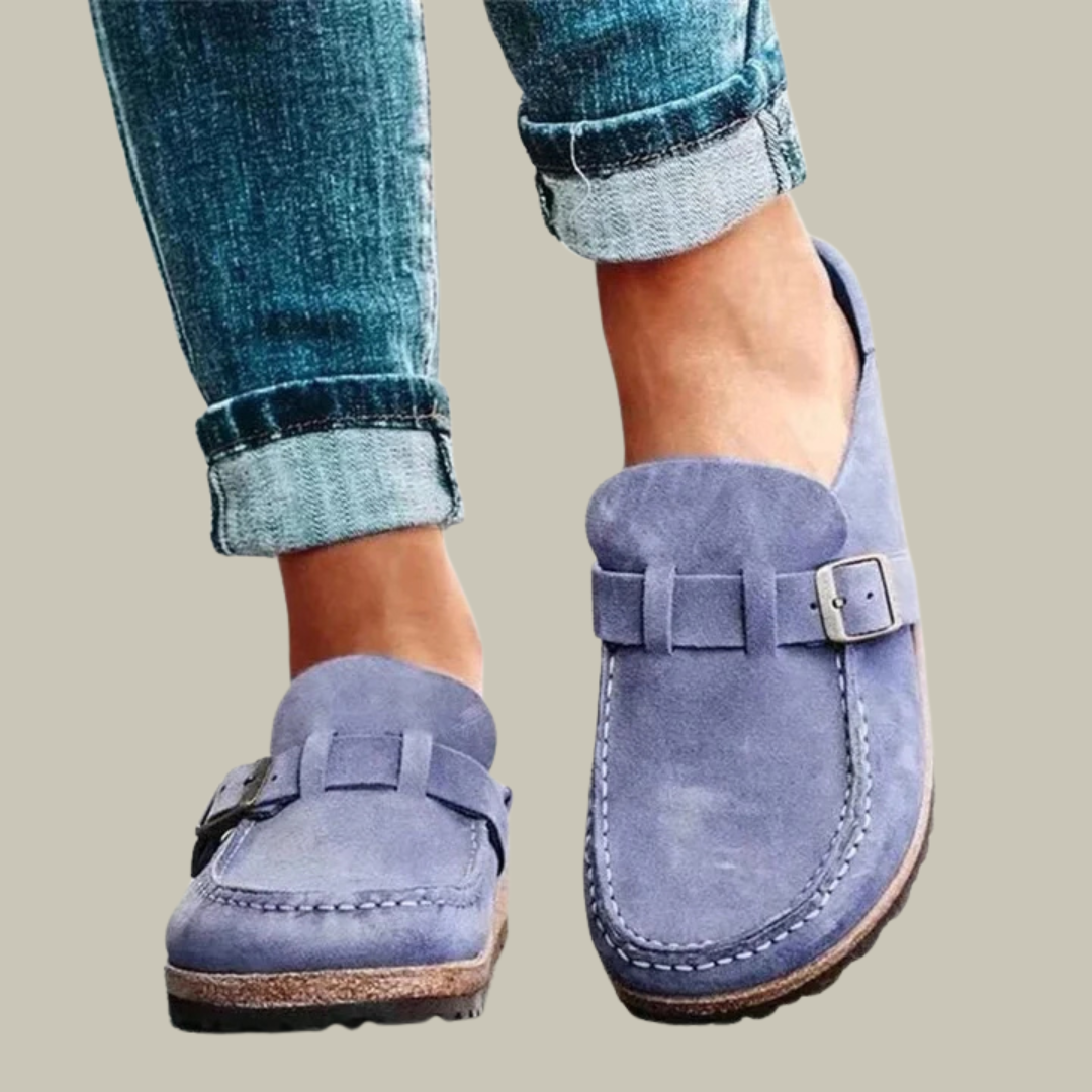 Women's Suede Orthopedic Mules Comfort