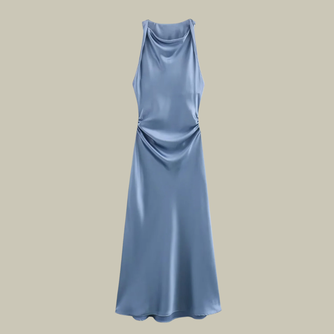 Womens Satin Long Dresses