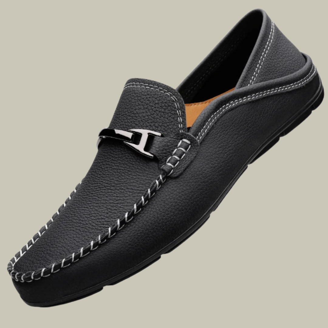 George | Leather Slip-On Dress Loafers