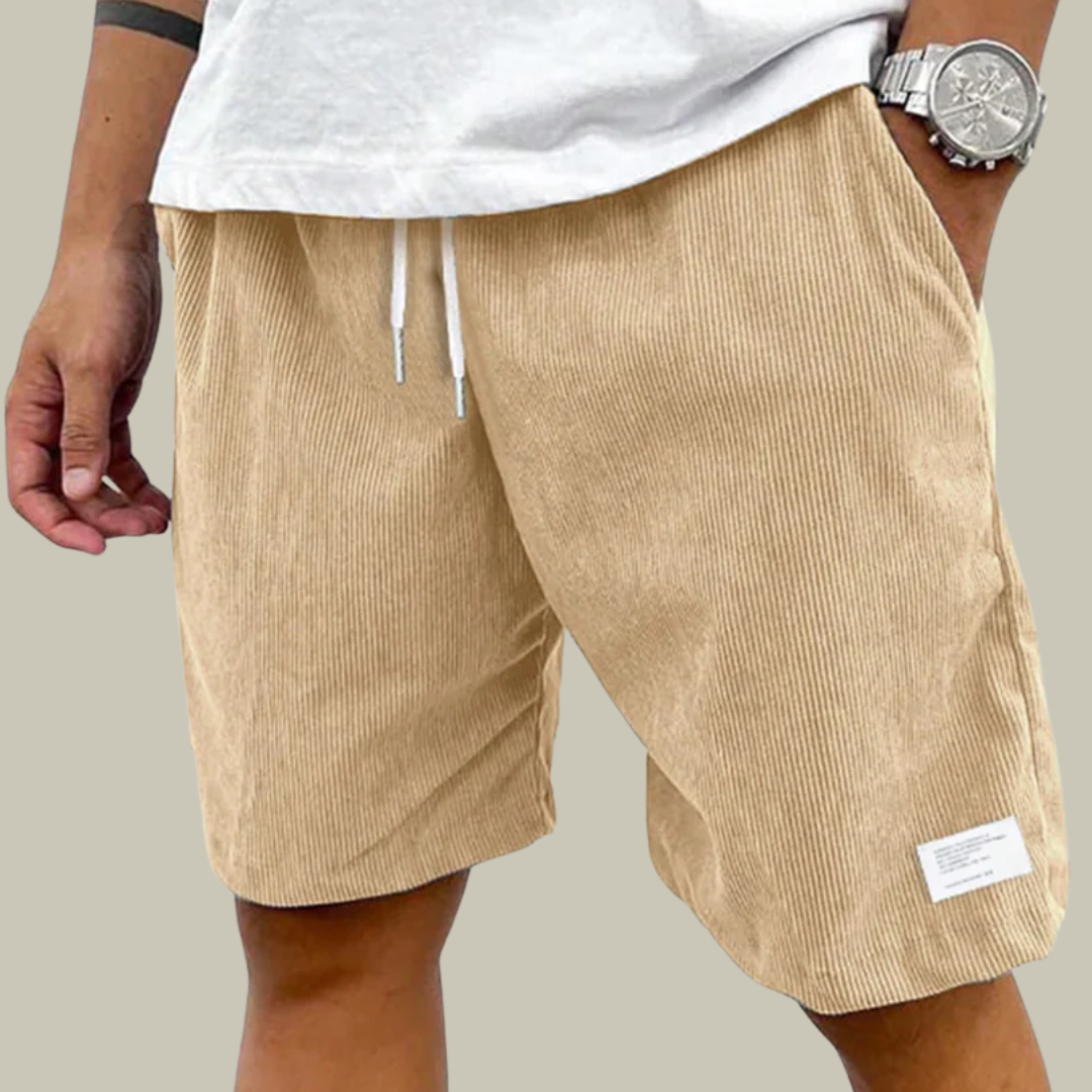 Men’s Corduroy Drawstring Shorts