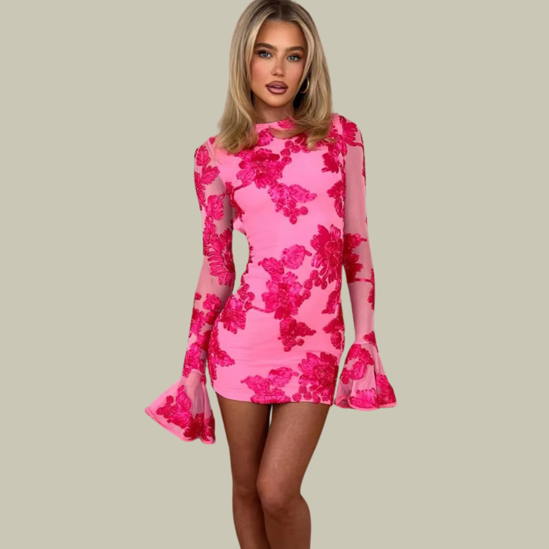 Womens Elegant Backless Dress