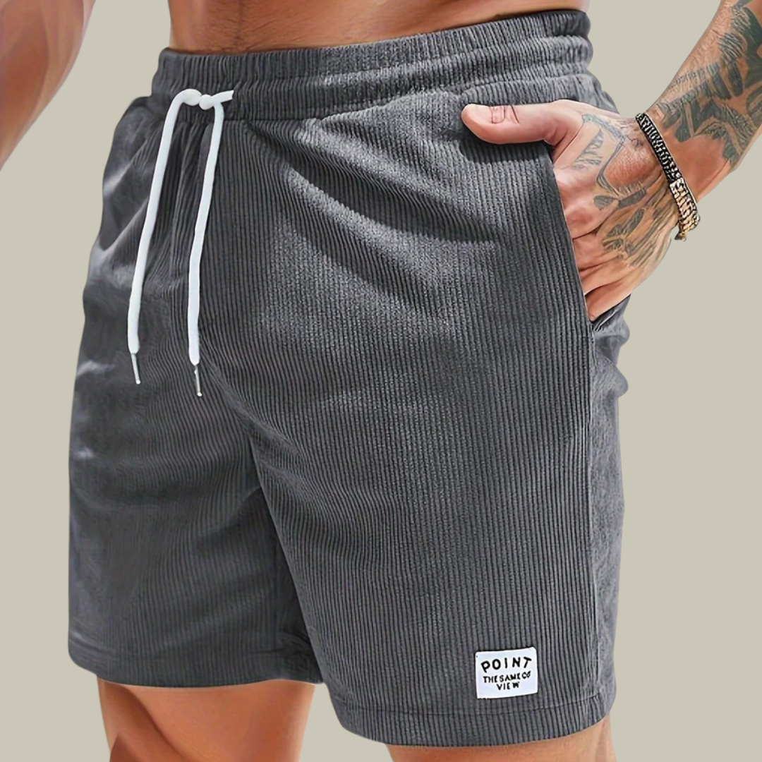 Men’s Corduroy Drawstring Shorts