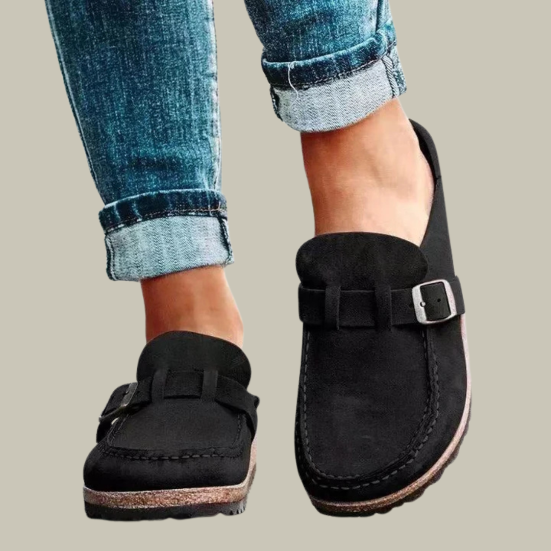 Women's Suede Orthopedic Mules Comfort