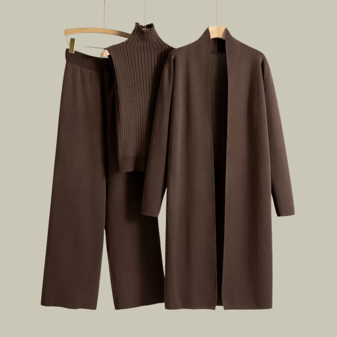 Womens Spring/Summer 3-Piece Cardigan Set