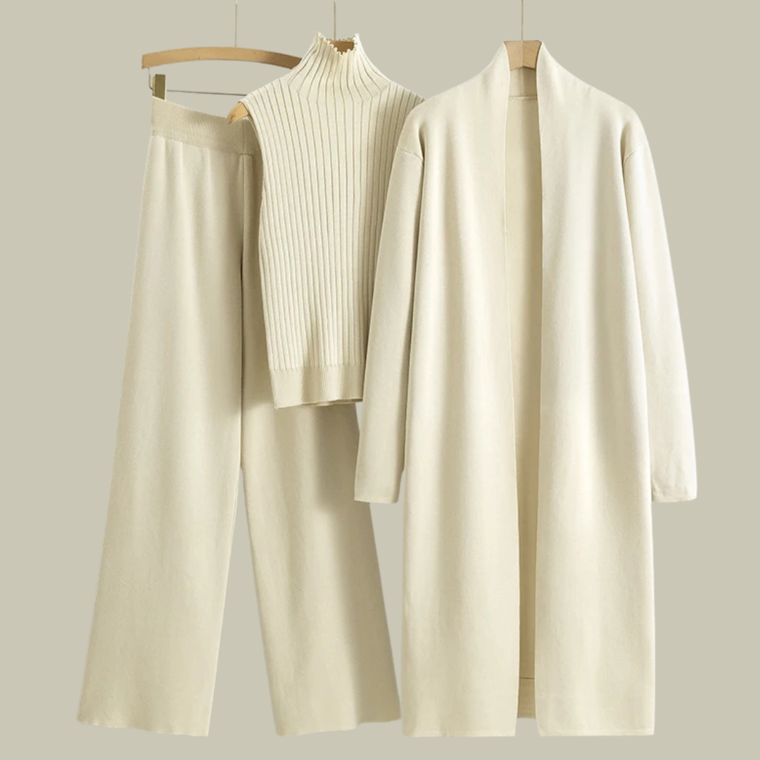 Womens Spring/Summer 3-Piece Cardigan Set