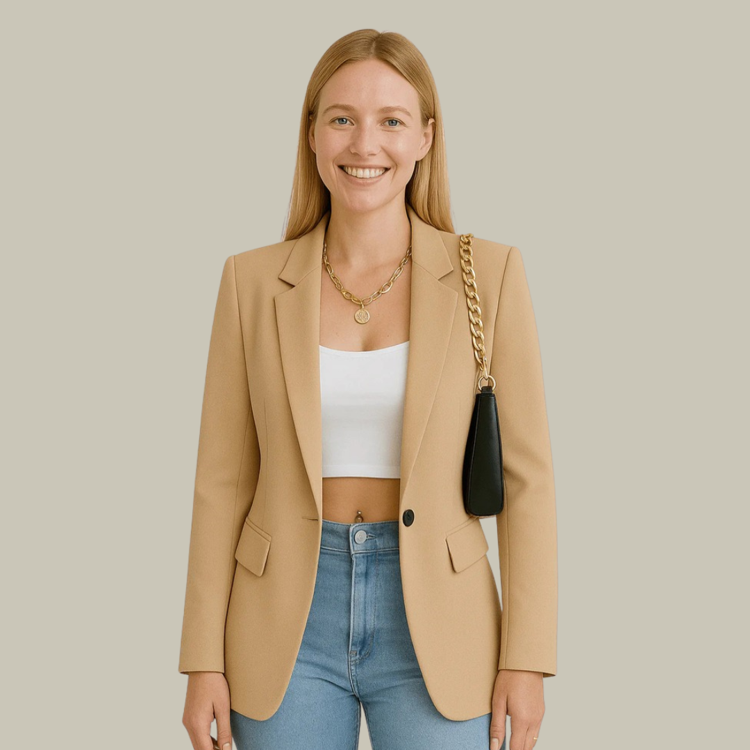 Women’s Tailored Single-Breasted Blazer