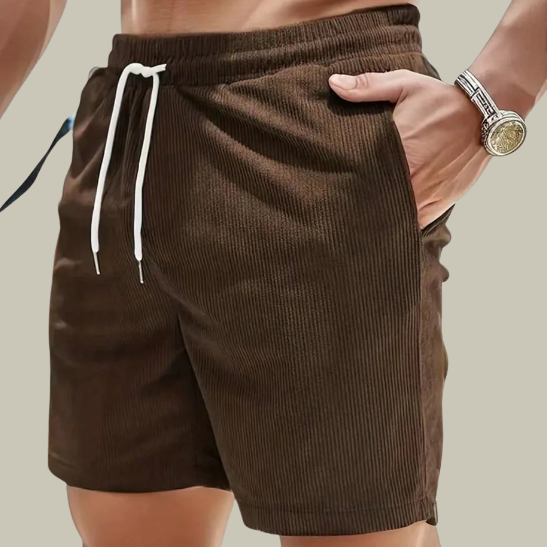 Men’s Corduroy Drawstring Shorts