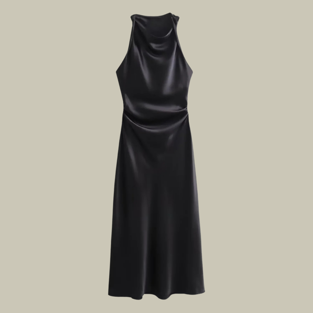 Womens Satin Long Dresses