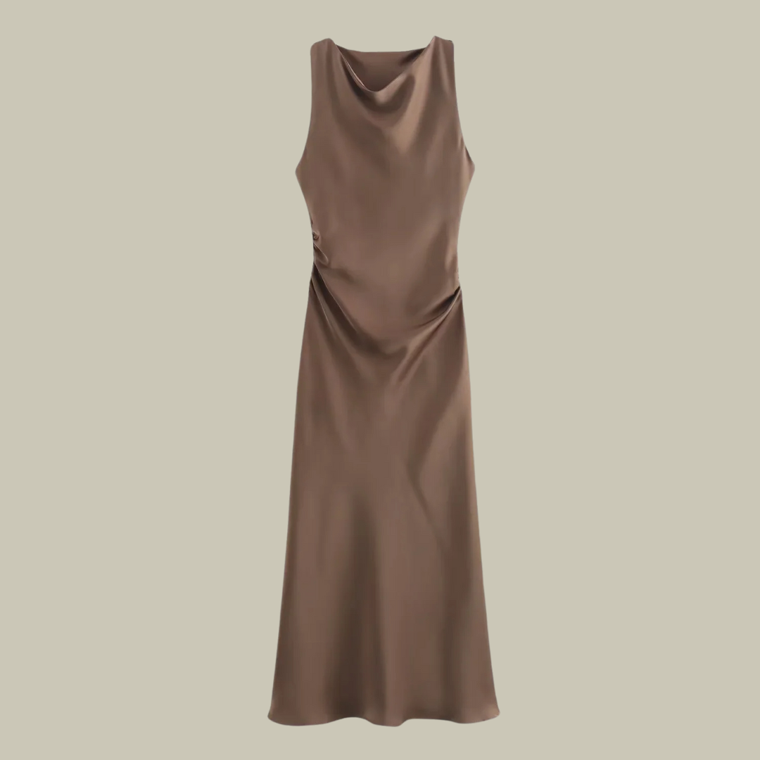 Womens Satin Long Dresses