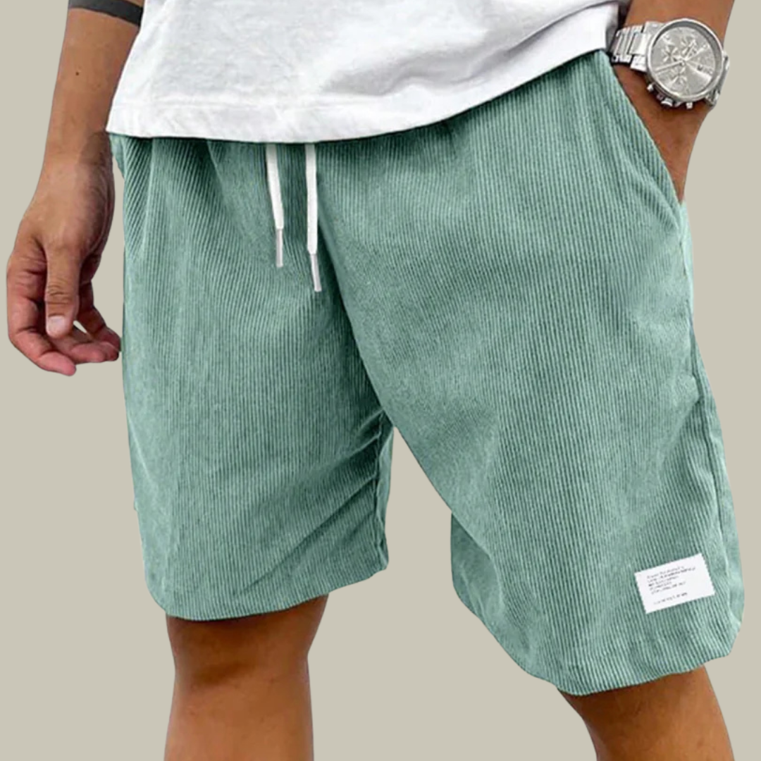Men’s Corduroy Drawstring Shorts