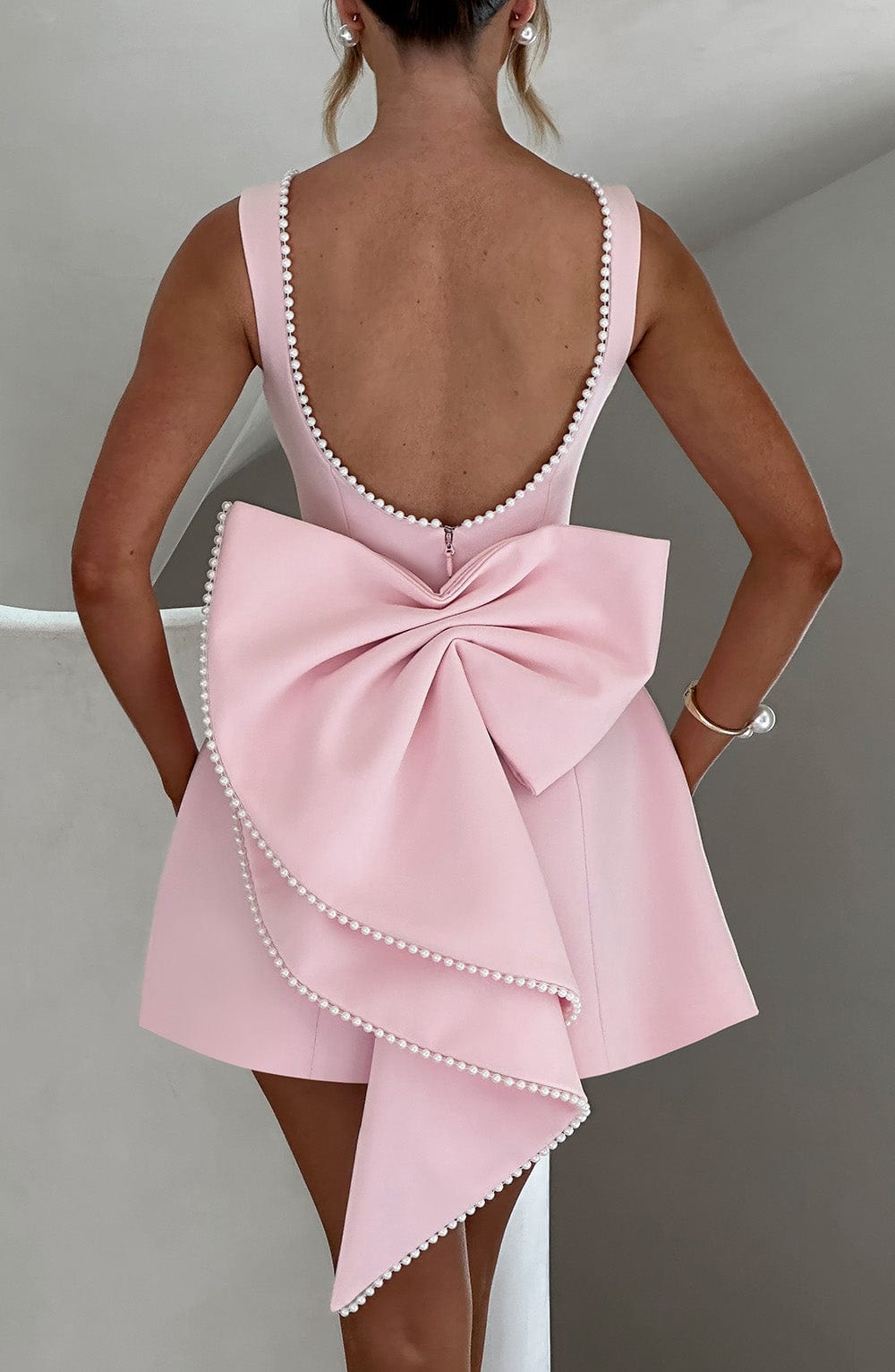 Catherine | Women's Wedding Guest Structured Mini Dress 2