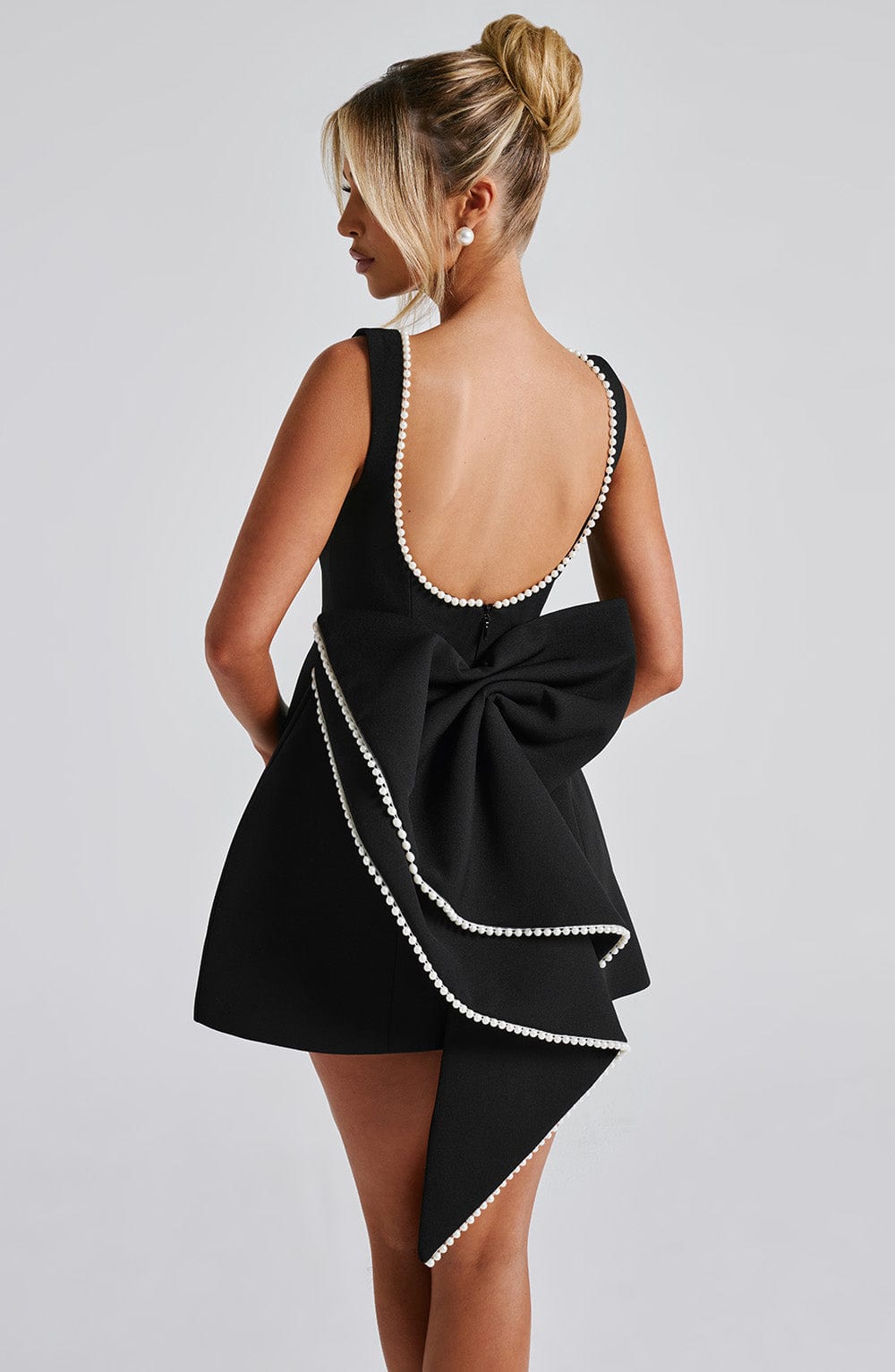 Catherine | Women's Wedding Guest Structured Mini Dress 4
