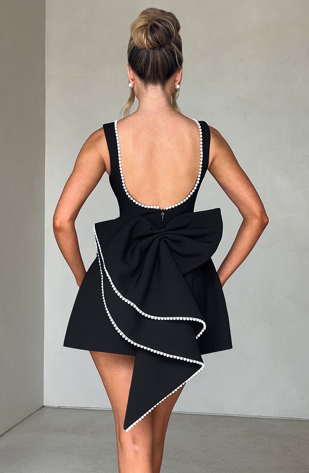 Catherine | Women's Wedding Guest Structured Mini Dress 5