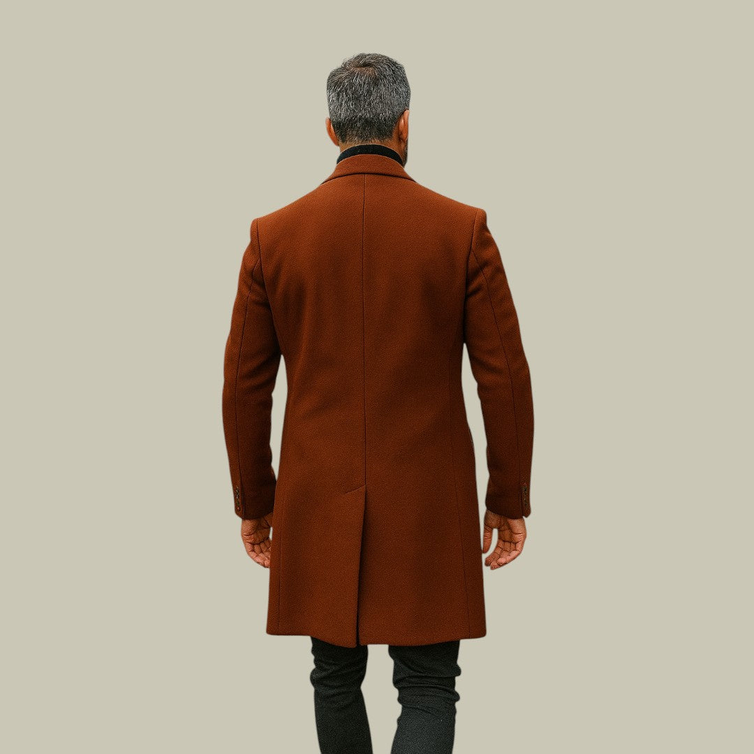 Mens Old Money Long Coat