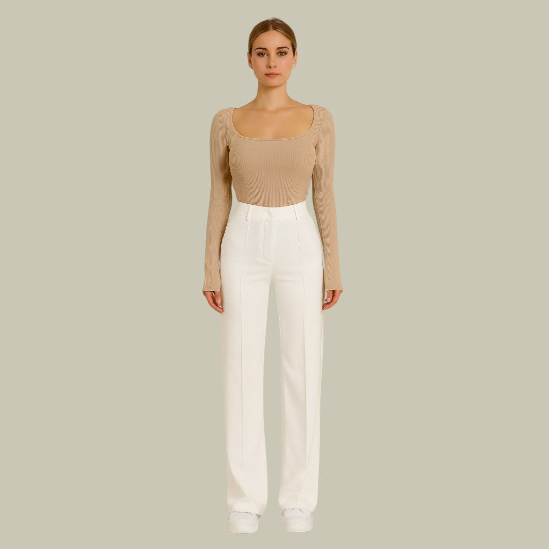 Womens Trousers Wide Chic