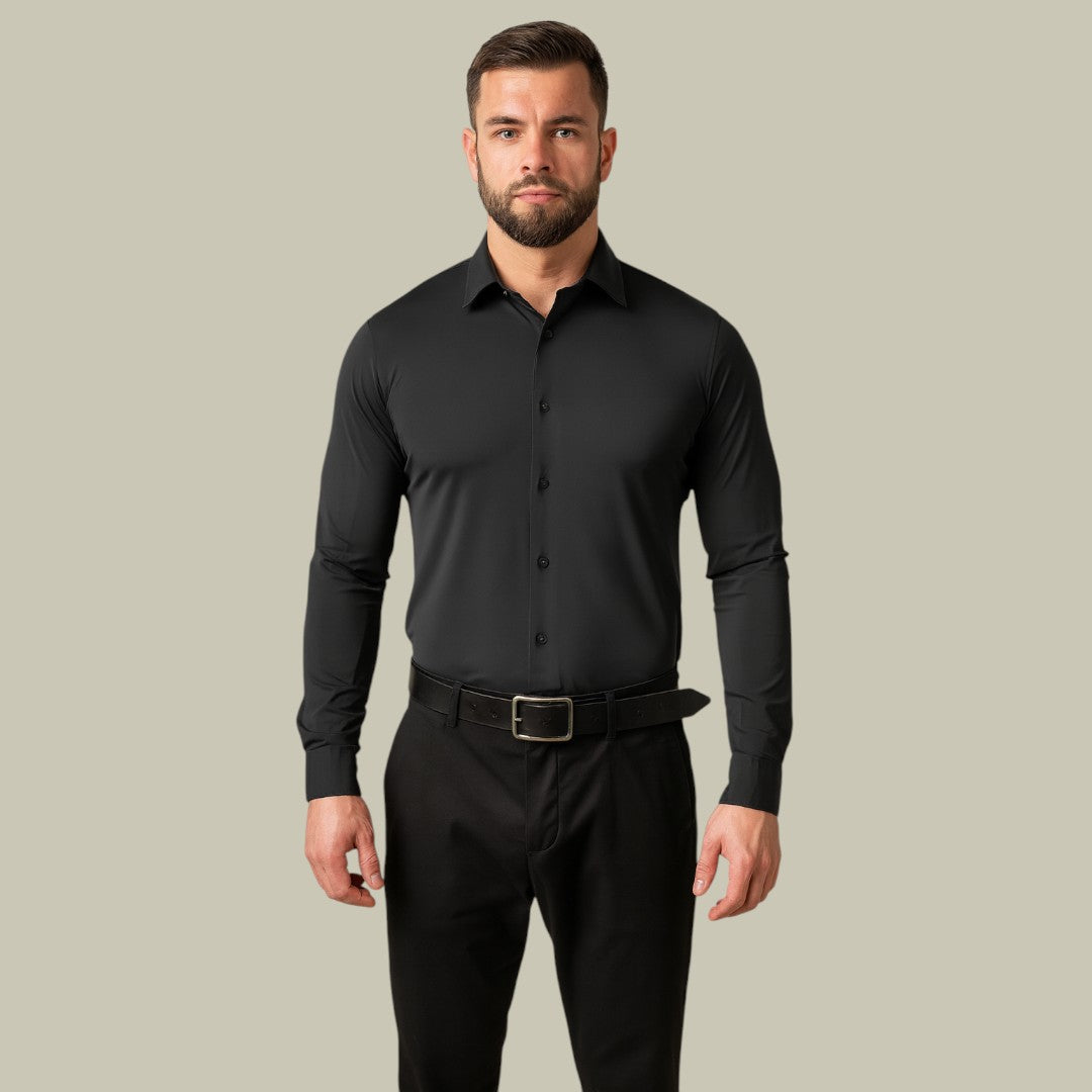 Mens Slim Fit Shirt Stretch