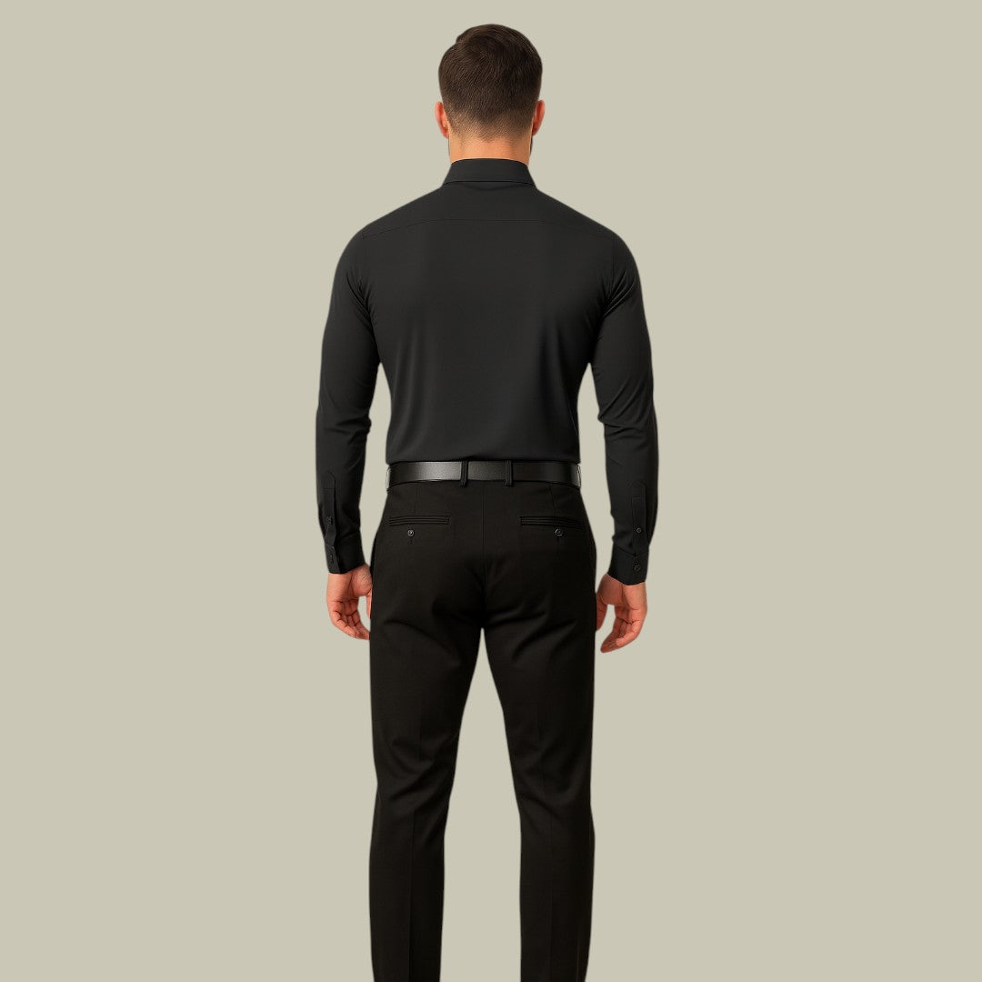 Mens Slim Fit Shirt Stretch