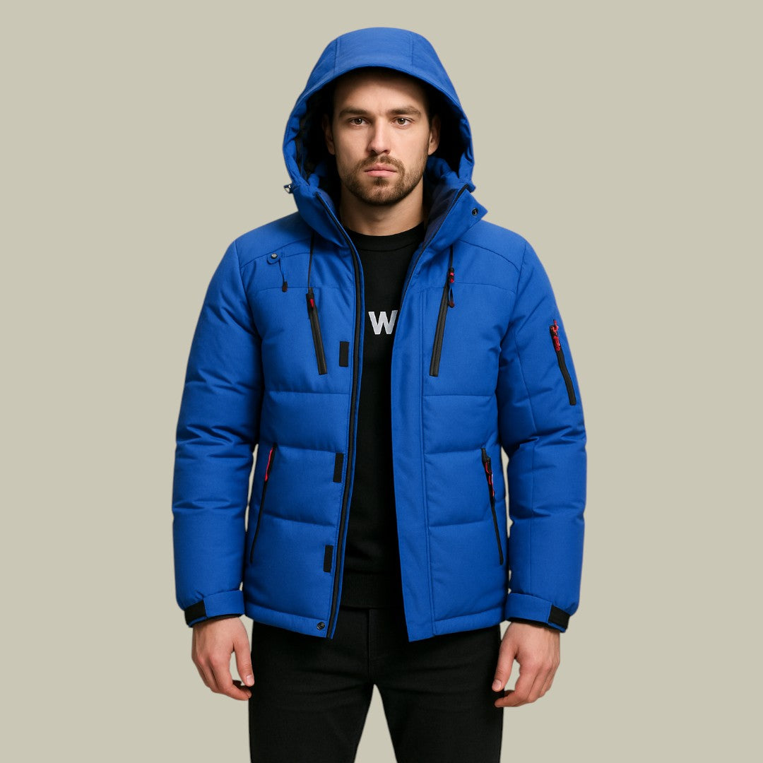 Mens Winter Jacket Warmth Waterproof