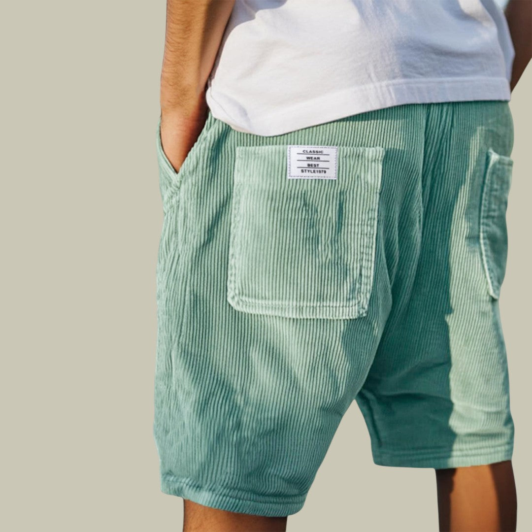 Mens Casual Corduroy Shorts