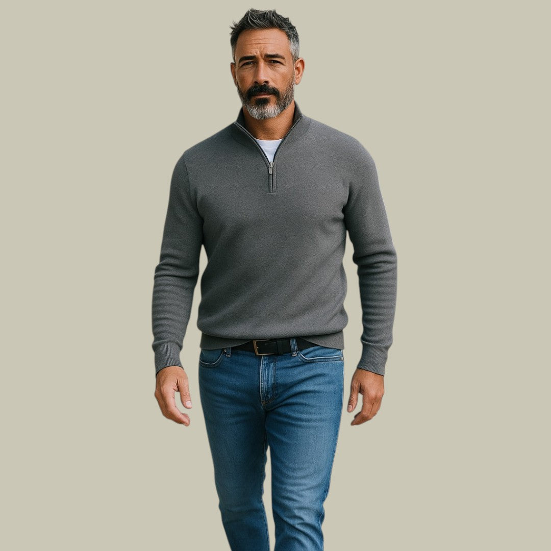 Mens Ralph Polo Zipper Sweater