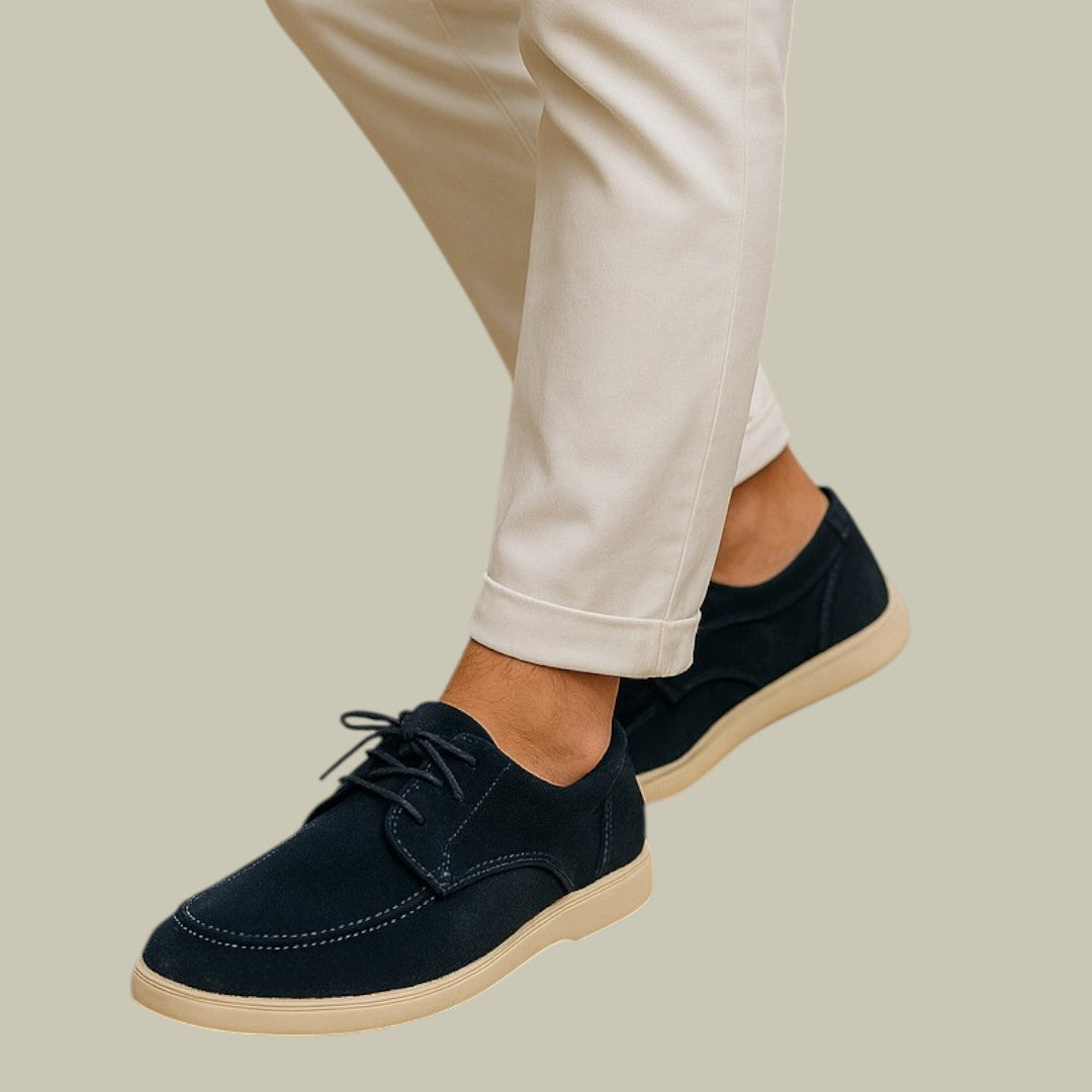 Mens Old Money Premium Comfort Suede Loafers