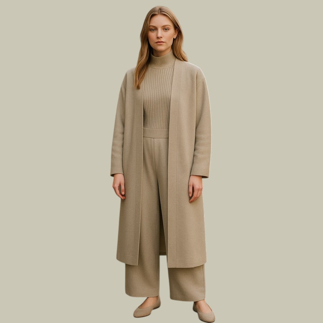 Womens Spring/Summer 3-Piece Cardigan Set