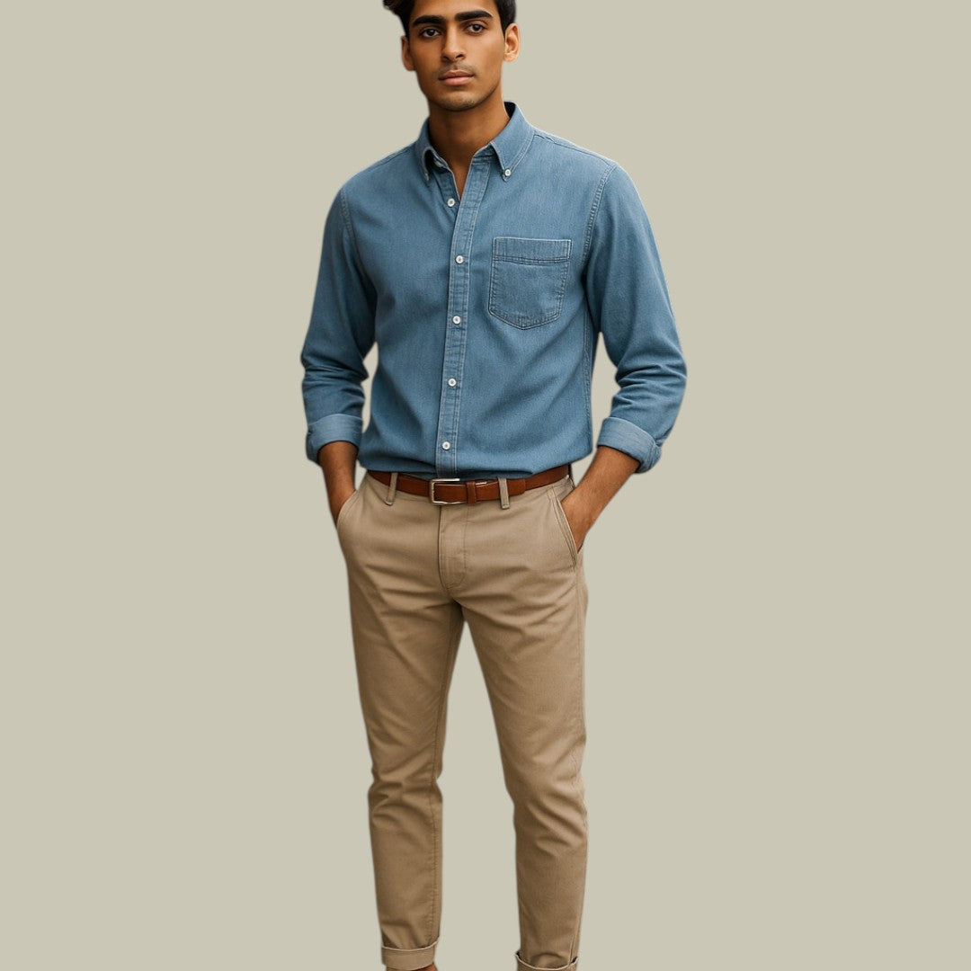 Mens Casual Cotton Shirt