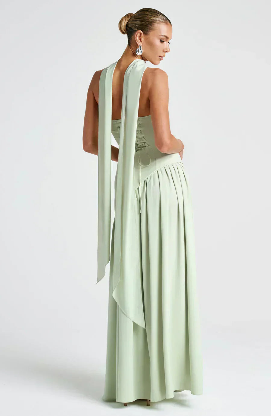 Julia | Women Wedding Guest Asymmetric Maxi Dress 8