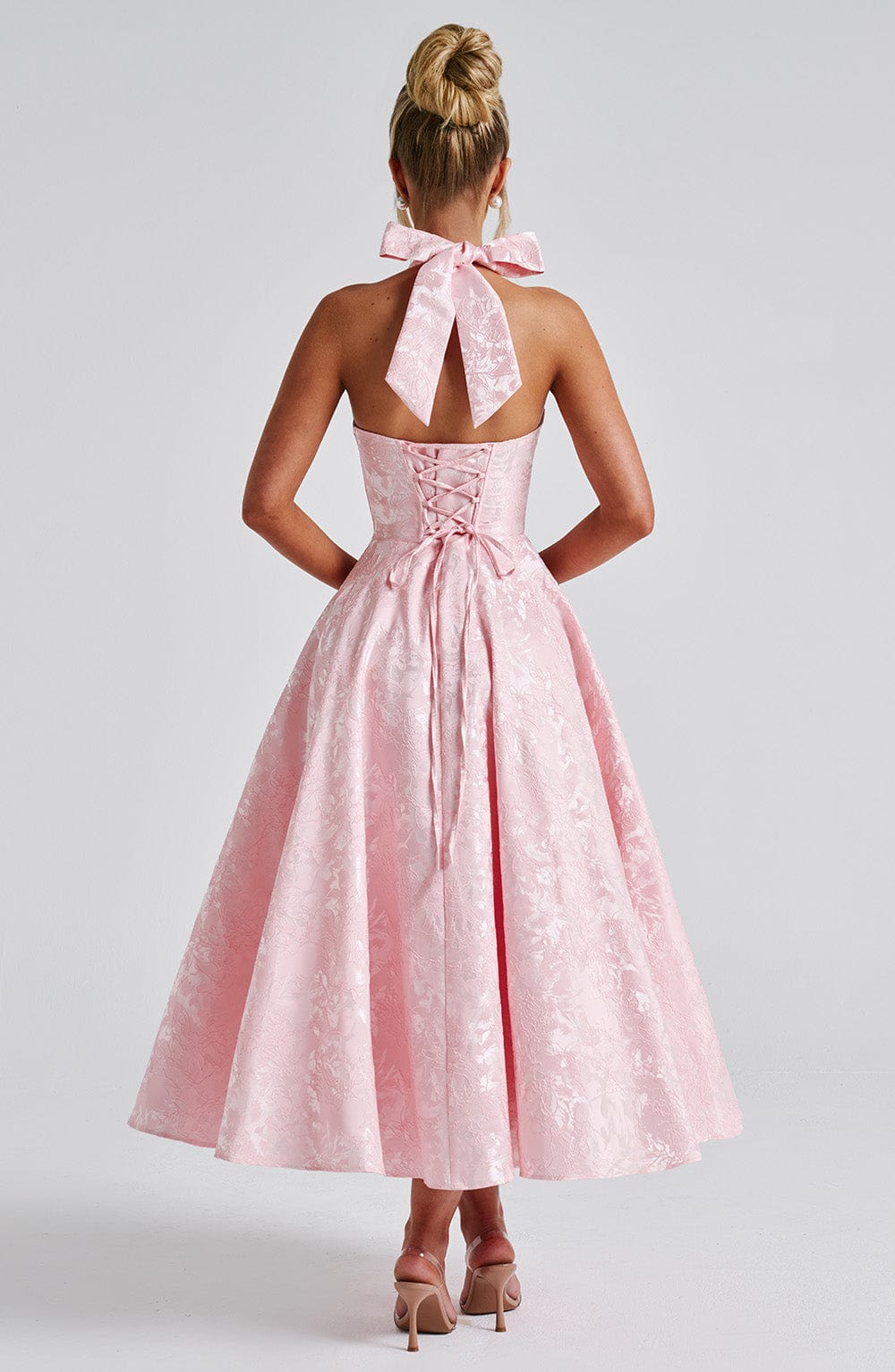 Kimberly | Women’s Wedding Gues Dress Halter Midi Dress 2