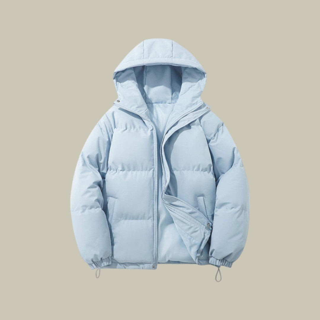 Mens Puffer Jacket Hooded Padded