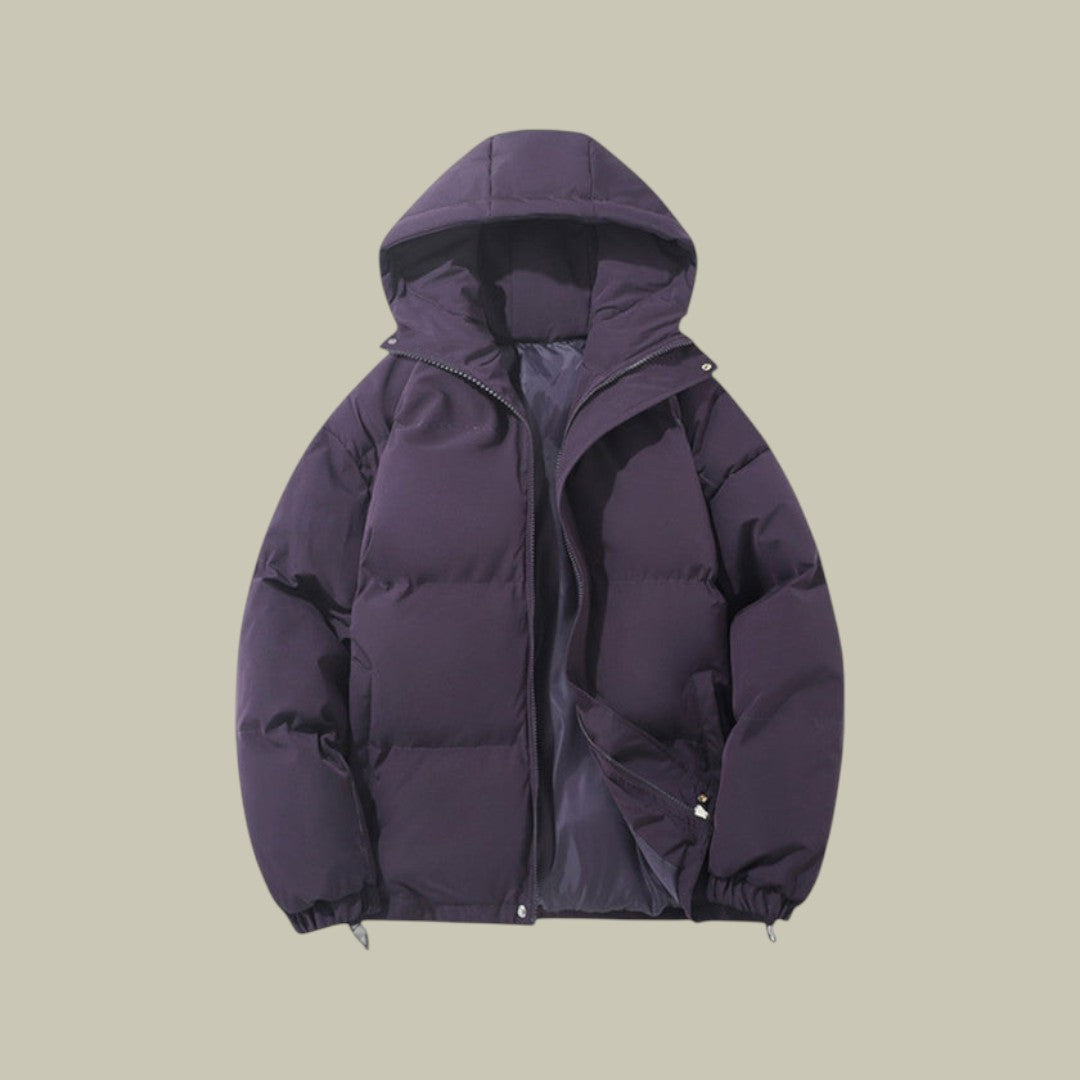 Mens Puffer Jacket Hooded Padded