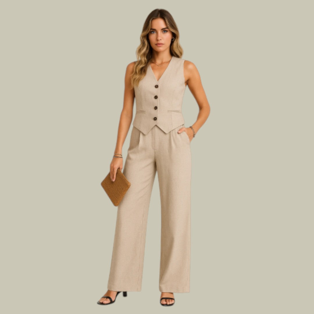 Womens Two-Piece Chic Set