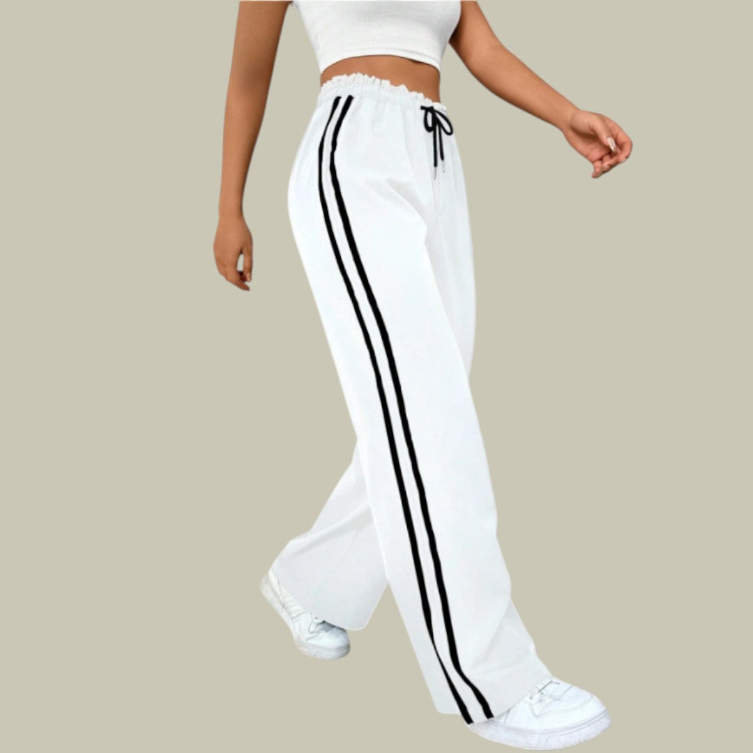Womens Pants Sporty Wide Leg