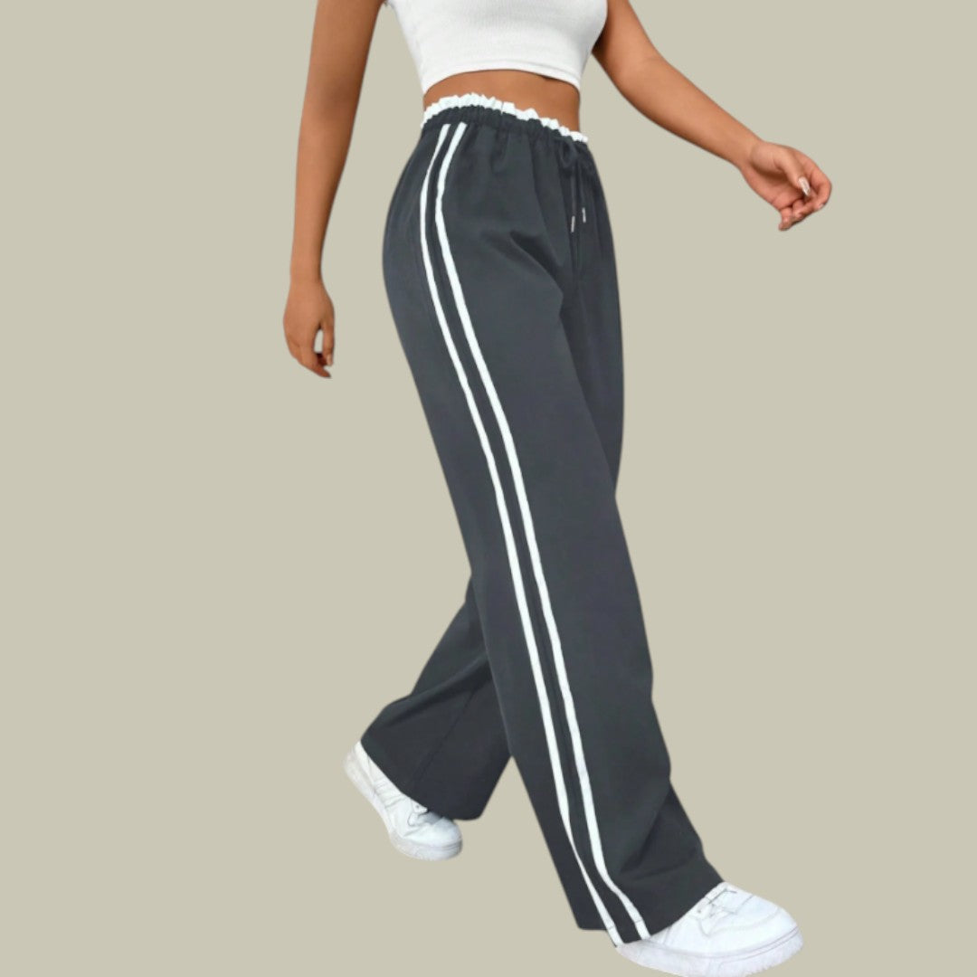 Womens Pants Sporty Wide Leg
