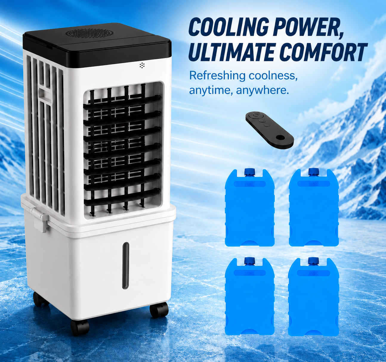 Portable Windowless Air Conditioner – Instant Cooling - Zero Installation