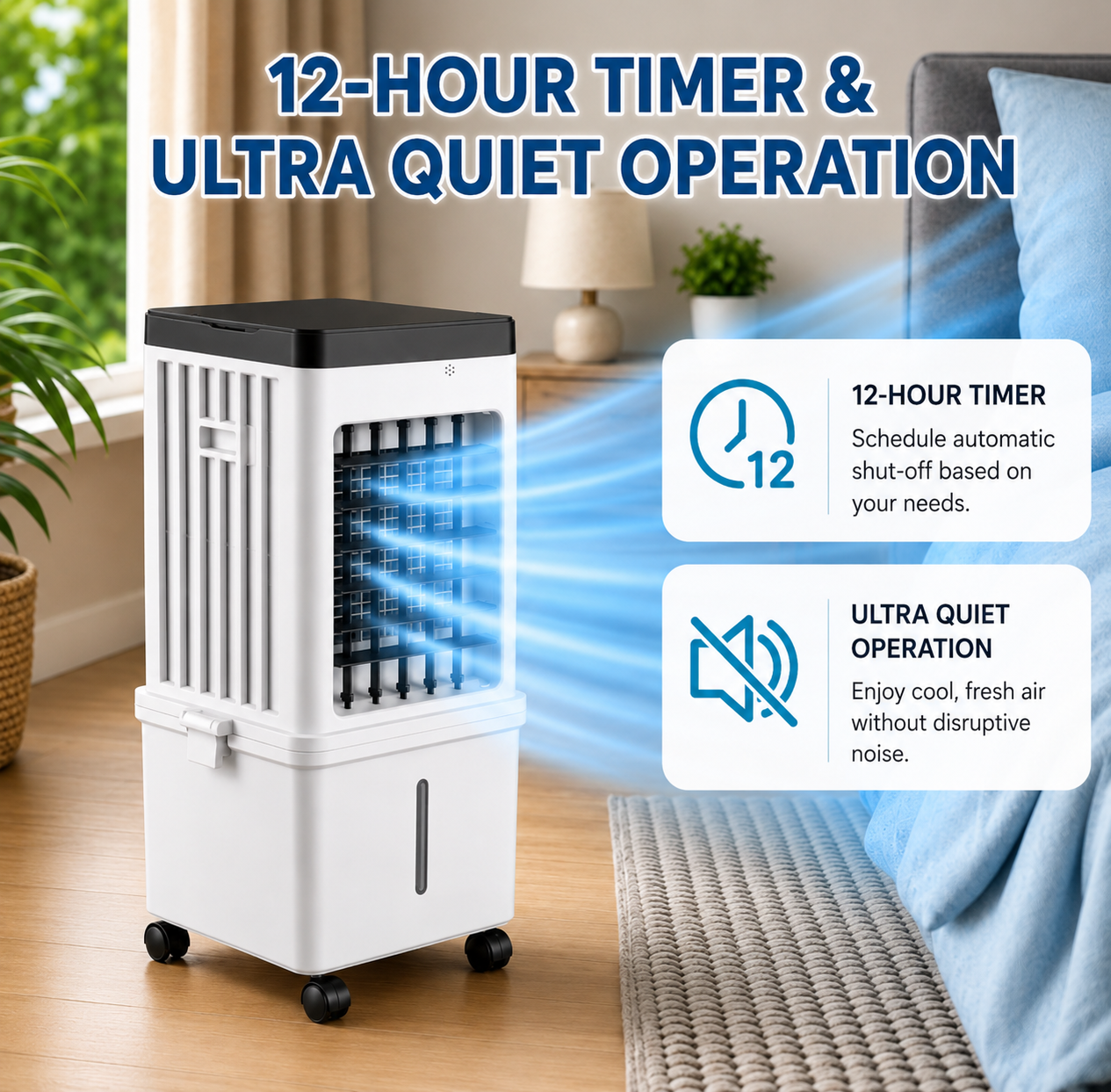 Portable Windowless Air Conditioner – Instant Cooling - Zero Installation