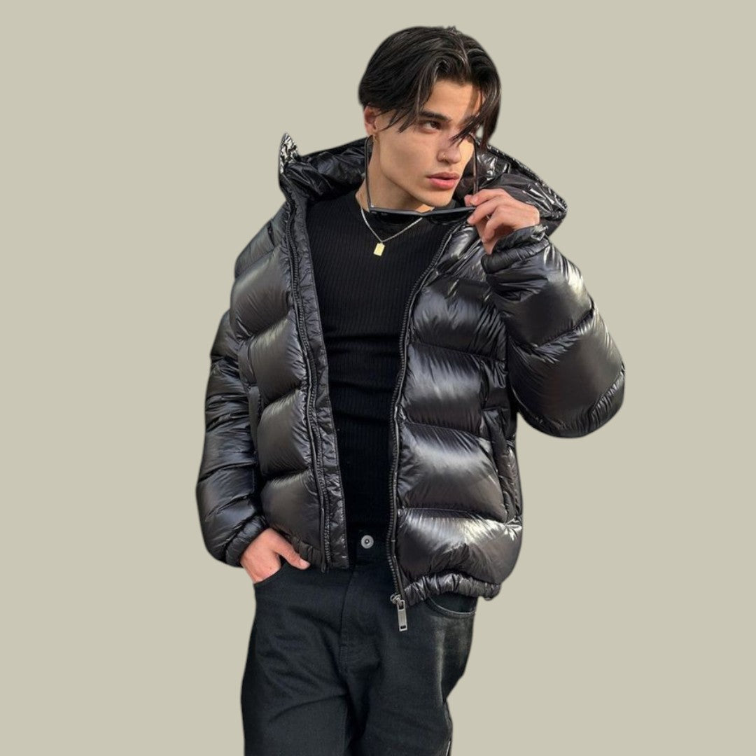 Mens Puffer Jacket Down Hooded